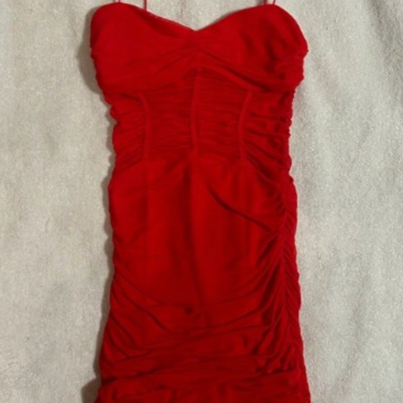 Superdown Red Mini Dress - Picture 2 of 8